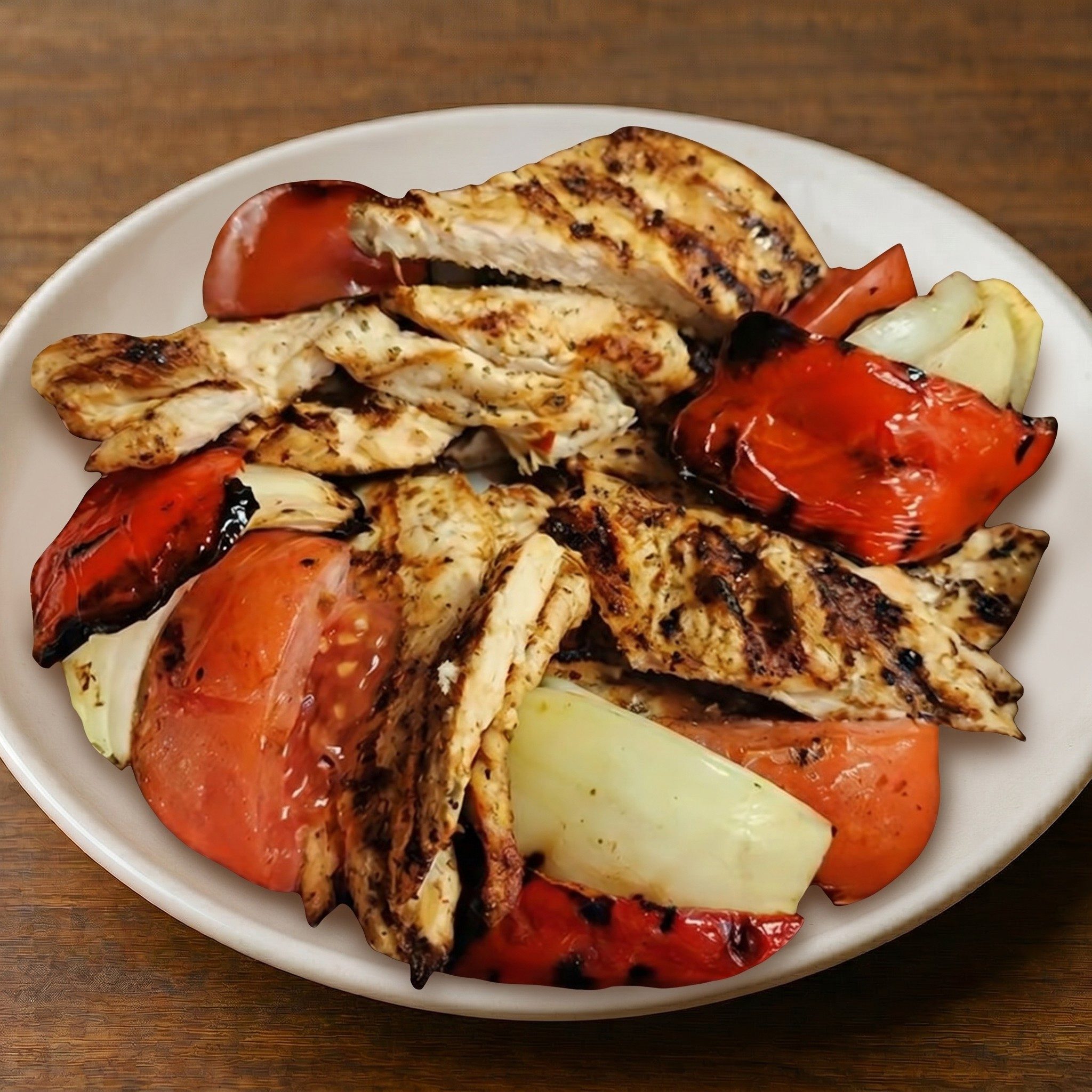 Chicken Kebab Entree.