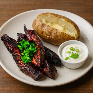 Romanian Steak Entree