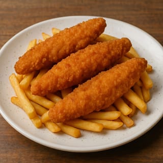 3-Chicken Tenders with Fries