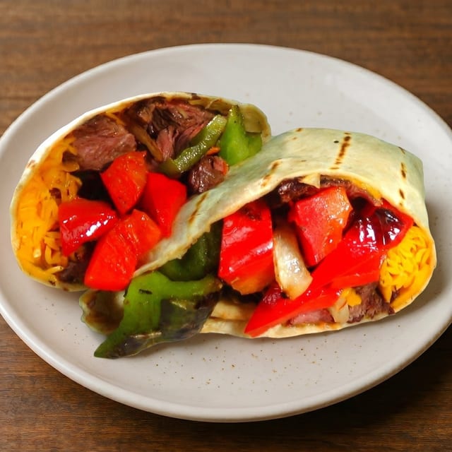 #6 - Sliced Steak Wrap.